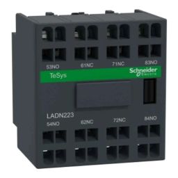 Schneider Electric TeSys Deca 690V 2 NO + 2 NC Auxiliary Contact Block, LADN223-picture-0