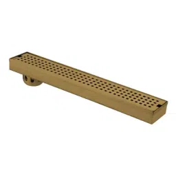 Ruhe 40x3 inch Stainless Steel 304 Yellow Gold PVD Coated Palo Shower Drain Channel, 16-0116-06-picture-46
