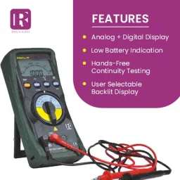 Rishabh insu 20 Analogue and Digital Insulation Resistance and Continuity Tester image 3