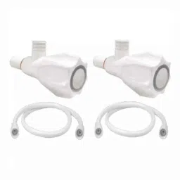 Fastgear Plastic White Chrome Finish Bathroom Faucet Set, FG2733-image-41