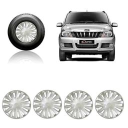 Auto Pearl 4 Pcs 15 inch Wheel Cover Set for Mahindra Quanto-24