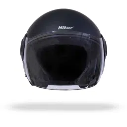 Hiker Orbit Pro ABS Black Matt Full Face Motorcycle Helmet, Size: Small-26