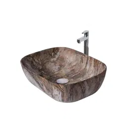 Osam 410x335x150mm Ceramic Green Base Glossy Bathroom Wash Basin, OS-161-picture-11