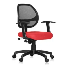 Da URBAN Airex Red Mid-Back Revolving Mesh Ergonomic Chair for Home &a; Office-picture-4