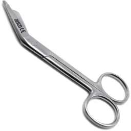Desco 8 inch Stainless Steel Curved And Angled Dissecting Scissor, SISS 102-image-74