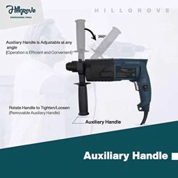 Hillgrove 750W Forward &a; Reverse Rotation Hammer Impact Drill Machine with 3 Bits &a; Wire Cutter, HGCM1193 image 5