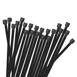 Implemental 203mm Nylon Black Cable Zip Tie with Self-Locking (Pack of 100)-picture-36