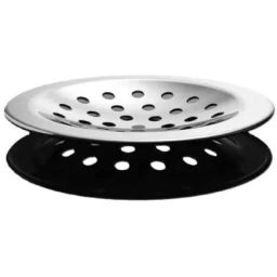 Neelkund 12.7cm Stainless Steel Round Push Down Floor Strainer-image-20