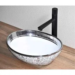 InArt 53x36x40cm Ceramic Silver Bathroom Table Top Wash Basin, INA-591-picture-45