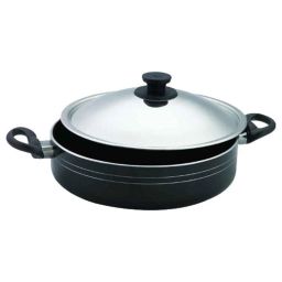 Pigeon Deluxe 27.5cm Aluminium Black Triple Layer Non-Stick Fry Pan by Stovekraft, 174-picture-11