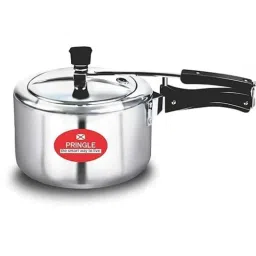 Pringle Stella 5 Litre Aluminium Silver Matt Induction Base Pressure Cooker (Pack of 2)-30