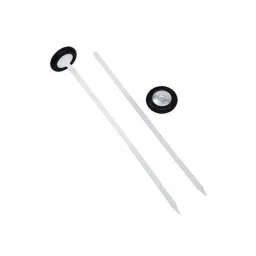Forgesy 2 Pcs 50mm Nylon Queen Square Pattern Knee Hammer with Rubber Pointed Tip, FORGESY280-15