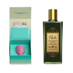 Floren 20ml Silicone Pink Reusable Menstrual Cup with 200ml Menstural Cup Wash Combo-image-4
