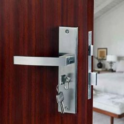 Voltizi 8 inch Stainless Steel Matt Finish Cylindrical Mortise Door Lock Handle Set, MG308-image-82