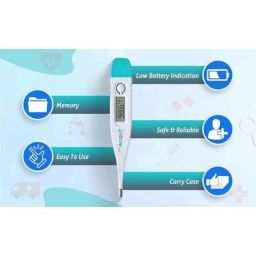 BPL Accudigit DT-04 White Digital Thermometer with Quick Measurement in Celsius &a; Fahrenheit, 91MED753 image 3