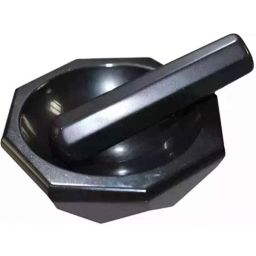 Rasayan 2 inch Agate Black Mortar &a; Pestle, 46201-picture-29