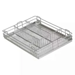Godrej 445x485x100mm Stainless Steel Chrome Finish Perforated Cutlery Basket, 3575-picture-25