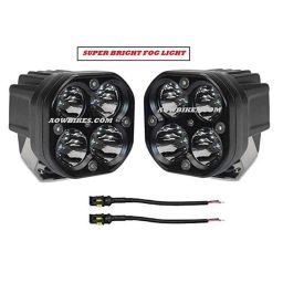 AOW 60W Heavy Super Bright 4Led Spot Flood Beam Driving Fog Lamp (60W, 2 PCS) for Maruti Suzuki Swift-48