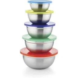 Classic Essentials CE502 5 Pcs Steel Fridge Container Set-picture-22