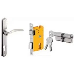 Dorset ML Series Celio 60mm Stainless Steel Patina Finish Door Handle Lock Set with Both Side Key Cylinder, ML CEL-picture-21