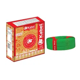 AT Kabel 0.75 Sqmm Green Single Core FR PVC Housing Wire, Length: 90 m-image-92