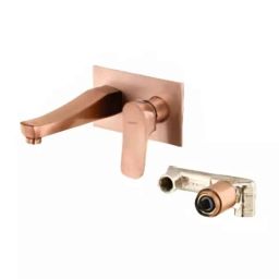 Cera Perla Single Lever Wall Mount Basin Mixer Antique Copper F1012473AC + F4065101AC (Pack of 2)-picture-14