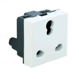Legrand Myrius 6/16A 2 Module White Indian Standard Socket with Shutter, 6730 45-picture-47