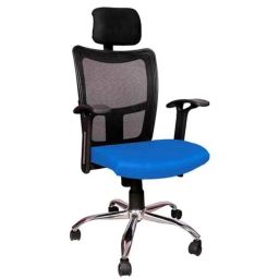 Dicor Seating DS26 Seating Mesh Blue High Back Net Office Chair (Pack of 2) image 2