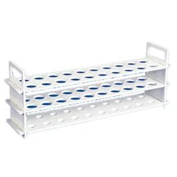 ELECOPTO 25mm 3 Tier Polypropylene Test Tube Stand with 36 Holes-25