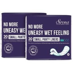 Sirona FSP122 60 Pcs Small Ultra Thin Soft Cottony Panty Liner Pad Set-45