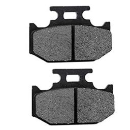 AOW Rear Brake Disc Pad Compatible for Yamaha R15 Version 3 (Black) E-17-17