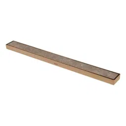 Ruhe 36x2 inch Stainless Steel 304 Rose Gold PVD Coated Marble Insert Shower Drain Channel, 16-0226-26-picture-41