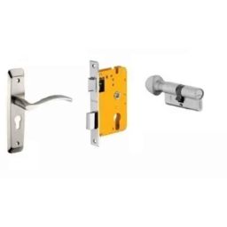 Dorset HL Series Serena 60mm Stainless Steel Patina Finish Door Handle Lock Set with Coin &a; Knob-picture-36
