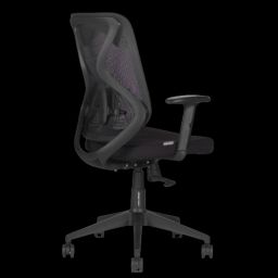 HUMAN METHOD Siena Elite 52x52x116cm Black Medium Back Ergonomic Chair-picture-30