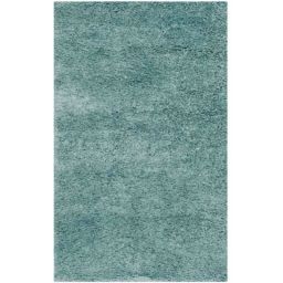 Carpetify 3x5ft Light Blue Shaggy Plain Fur Carpet Rug, 0528YSJ3LH9-16