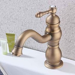 Aquieen Luxury Series Brass &a; Copper Antique Basin Mixer Tap-image-39