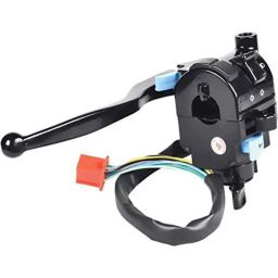 Uno Minda LHS Handle Bar Switch with Liver Assembly for TVS Star Sports DLX &a; Sport BS4, SW-0251J-11