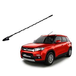Auto Pearl Black Mount Rubber Mast Flexible Car Roof Antenna with Anti-Theft Design For Maruti Suzuki Brezza-image-93
