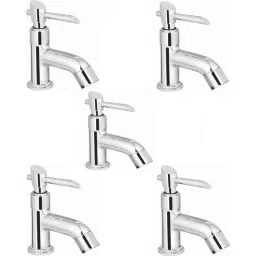 Prestige Croma Brass Chrome Finish Pillar Cock (Pack of 5)-picture-1