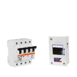 Selvo 4 Pole CRCA Sheet MCB Enclosure &a; C-32A FP MCB Combo, SELV19968-14