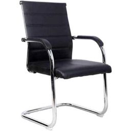 Teal Proton Black Ergonomic Visitor Chair-28