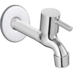 IRIS Turbo Stainless Steel Chrome Finish Long Body Bib Cock with Wall Flange-image-61