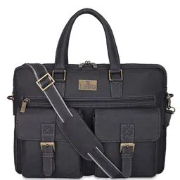 THE CLOWNFISH Unisex Textured Laptop Bag - Upto 15" Laptop-42