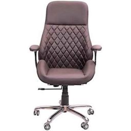 Mezonite KI 224 Brown High Back Leatherette Executive Office Chair-image-53