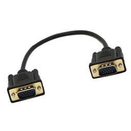 Mak World 30cm 15 Pin VGA Male to Male Cable for PC Monitor Projector, LCD &a; LED-15