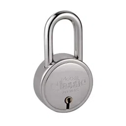 Mobaj Classic 55mm Round Long Shackle Silver Mild Steel Padlock-picture-38