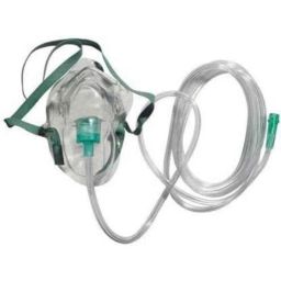 Wellstar Transparent Respirator Oxygen Mask for Adult, MM-17-10 (Pack of 10)-34