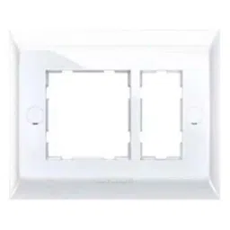 Anchor Ziva 4 Module White Two Cover Plate with Base Frame, 68904 (Pack of 20)-picture-36