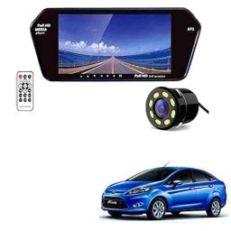 Auto Pearl CBP76 7 inch HD Bluetooth LED Touch Screen with 8 LED Reverse Camera for Ford Fiesta Old-7