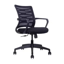 Praga Seating Kable 25.5x24x36 inch Polypropylene Medium Back Black Ergonomic Office Chair, KABLBLBLNY1PMBNA-image-19